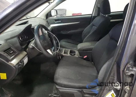 2012 Subaru Outback 2.5I из США, поврежденный, VIN 4S4BRBAC3C1293468